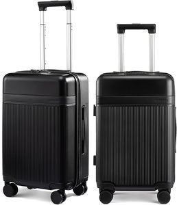 Ensemble de bagages professionnels en PP personnalisés à prix de gros, valise extensible avec serrure TSA et roulettes pivotantes, bagage cabine approuvé par les compagnies aériennes - Product Image 1