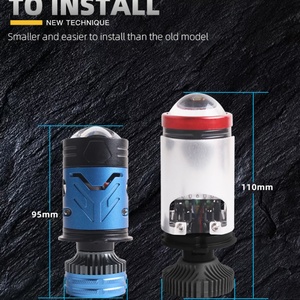 Sanvi Nouveau phare de voiture LED mini H4 haute puissance 70W avec ampoules 6000K - Product Image 5