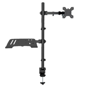 Nouveau <span class=keywords><strong>support</strong></span> de bureau en métal pour <span class=keywords><strong>double</strong></span> moniteur, bras réglable, base universelle, <span class=keywords><strong>support</strong></span> d'<span class=keywords><strong>écran</strong></span> 32 <span class=keywords><strong>pouces</strong></span>, noir, en stock - Product Image 1