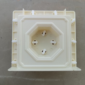 20*20*10cm doble cara ladrillo hueco ventana antigua rejilla molde hueco doble cara flor ventana molde - Product Image 4