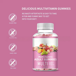 Caramelle Gommose Vitaminiche a Marchio Privato, Omega 3, B12, Multivitaminico per Uomini e Donne, Multivitamine USA per Adulti - Product Image 5