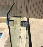 Collier de serrage en acier inoxydable pour verre, à 90 degrés, pour clôture de piscine, balustrade et garde-corps