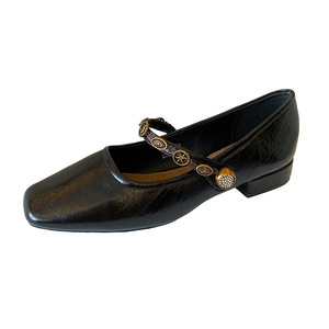 Zapatos Mary Jane para Mujer, Sin Cordones, Punta Cuadrada, Tacón de 6cm, Colección Primavera Otoño 2025 - Product Image 5