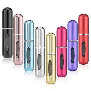Oem/ODM Sang Trọng 5Ml Nhôm Nước Hoa Atomizer Tái Sử Dụng Du Lịch Mini Xách Tay Kích Thước Refillable Nhôm Nước Hoa Chai Với Phun - Product Image 1