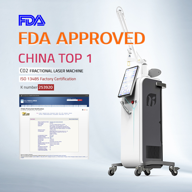 Fractional RF CO2 Laser Machine Ultra Super Pulse CW Laser Co2 Fraccionado Vaginal Face Skin Tightening Co2 Fractional Laser