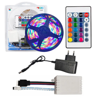 DC 12V RGB Led Strip Lights 5m 10m 2835 Led Strip Light Led Diode Tape Controller Power Adapter Rgb Led Ribbon