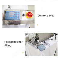 Machine de remplissage de bouteilles et de seaux de qualité alimentaire YETO-200ml 500ml 1kg 5kg avec pompe d'alimentation, machine de remplissage à pompe rotor pour mayonnaise