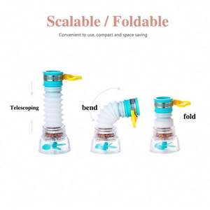 Adaptateur de Robinet Universel Rotatif à 360° pour Économiseur d'Eau, Tête de Douche Pivotante, Accessoire d'Évier de Cuisine - Product Image 5