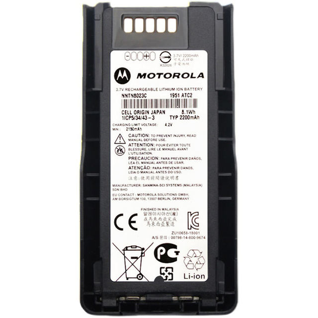 NNTN8023 NNTN8023A NNTN8023C Li-ion 2200mAh Battery for Motorola MTP3000 MTP3500 MTP3550 MTP6650 MTP3100 MTP3150 MTP3250 Radio