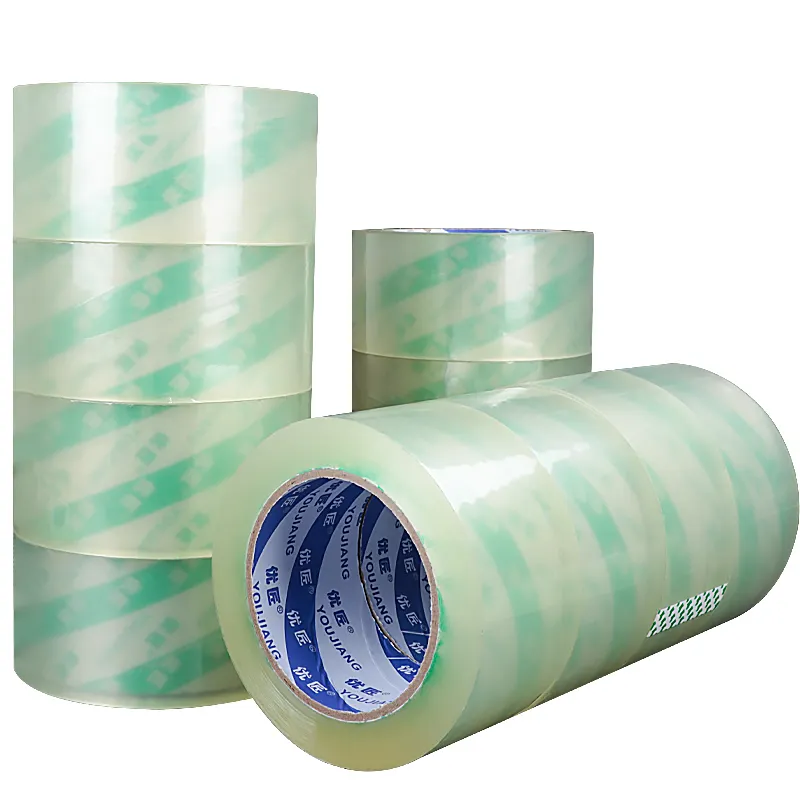 YOUJIANG custom Transparent packaging tape sellotape selotape custom carton shipping sealing bopp packing tape