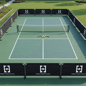 Barrière de tennis de <span class=keywords><strong>table</strong></span> personnalisée, stable, durable, en Oxford, pliable, réglable, portable, équipement de terrain de sport - Product Image 6