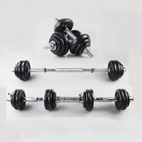 Prix d'usine – Ensemble d'haltères réglables 30 kg – Poids libres personnalisables (barre et haltères)