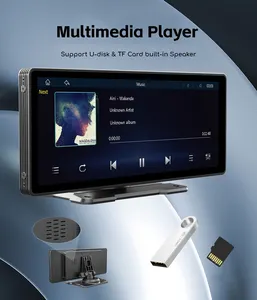 10.26 Inch Portable Carplay Screen Car Radio Display Autoradio Android Car Stereo GPS WIFI BT FM Pnd Car Player Portable Radio