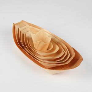 Plateau en carton de bambou naturel de haute qualité ensemble d'assiettes <span class=keywords><strong>à</strong></span> dîner vaisselle écologique y compris cuillère fourchette plats et assiettes - Product Image 1