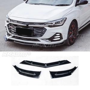 Difusor de Parachoques Delantero para Automóvil, Spoiler Negro Brillante, Pieza de Modificación para Chevrolet Monza RS 2017-2021, Protector de Parachoques, Kit de Carrocería - Product Image 2