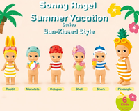 Caja Sorpresa Serie Vacaciones de Verano, Estilo Sun Kissed, 6 Diseños, Set Completo, Figuras Mini Kawaii de PVC Ecológico, Muñecas de la Película Frozen