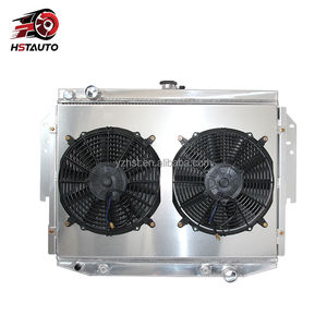 مبرد تبريد كامل من الألومنيوم مع غطاء مروحة لسيارات كرايسلر كوردوبا فيفث أفينيو/دودج أسبن ديبلوم ميرادا/بليموث كارافيل 76-89 - Product Image 1