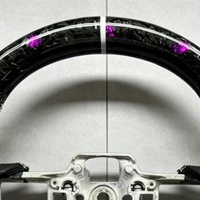Volant de direction en fibre de carbone véritable forgé sur mesure haut de gamme pour Ford Mustang GT 2020 2018 2019