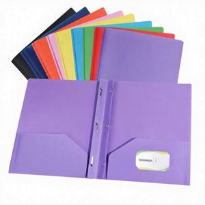 Porte-documents promotionnel personnalisable et écologique, avec clip double poche et anneau en D, modèle Tadpole, très demandé à l'international |   Fabricant direct - Product Image 1