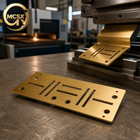 Accessoires architecturaux en laiton découpés au laser haute résistance, quincaillerie découpée au laser CNC