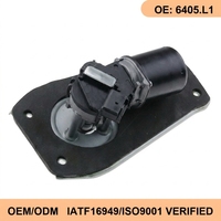 Moteur d'essuie-glace avant Wanray pour Partner Berlingo 1996-2008 Avant 12V LHD Alliage d'aluminium 6405.L1 9644210780