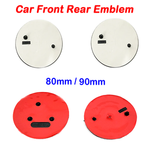 Emblème 80mm 90mm pour Fabia 1 2 Octavia A7 RS Superb Rapid <span class=keywords><strong>Yeti</strong></span> Karoq Vision – Autocollant de voiture pour capot avant, arrière et hayon - Product Image 1