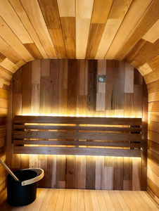 Sauna Ecológica de Madera Sólida con Vidrio Panorámico y Energía Solar para Interiores y Exteriores con Garantía de 3 Años - Product Image 5