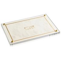 Waterdale Judaïca Cadeau juif pour rabbin Création sur mesure Magnifique décoration murale Acrylique Lucite Esquisse de Gadol