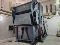 Compacteur de déchets de gestion des déchets d'usine Compacteur de déchets Compacteur de saut à ordures Machines environnementales
