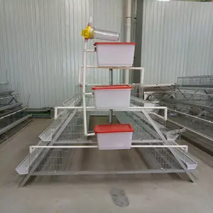 Hot Galvanized Layer Chicken Cage For Sale 4 Tiers Chicken Egg Layer Battery Cage For Tanzania Poultry Farm