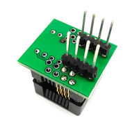 SOIC8 SOP8 to DIP8 EZ Programmer Adapter 150mil 200mil 8-Pin IC Socket for EEPROM Flash BIOS Chip Programming Conversion Board