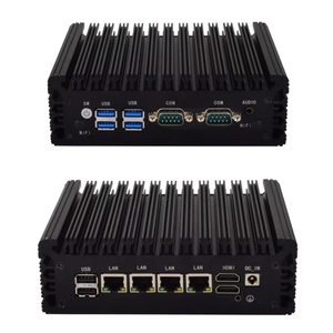 Mini PC Router 4 * LAN 2 * COM công nghiệp PC elkhart hồ j6412 DDR4 6 * USB 2 * HD 4 * Intel i210at Nic không quạt giá rẻ Mini tính toán - Product Image 3
