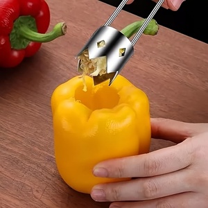 Extracteur de noyaux portable pour fruits <span class=keywords><strong>et</strong></span> légumes, outils de cuisine pour dénoyaouter les piments <span class=keywords><strong>et</strong></span> les melons - Product Image 1