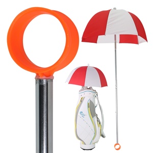 Wholesale Windproof Straight Manual Golf Ball Picker <b>Umbrella</b> for Rainy Golf Course and Club Protection - Product Image 1