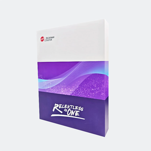 Caja de Regalo de Cartón Corrugado Negro de Lujo Personalizada de 2 mm de Grosor, Materiales Reciclados, Cierre Magnético, Logotipo Dorado en Relieve, Forma de Libro, Cinta - Product Image 6