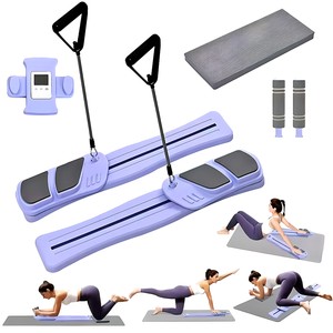 Tabla de Yoga y Pilates con Rodillos Premium, Tabla de Pilates para Ejercicio, Tipo Dividido, Tabla Saludable para Abdominales, para el Hogar - Product Image 1