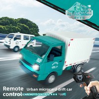 Camionnette électrique miniature télécommandée 6 canaux à l'échelle 1:16, 2,4 GHz, jouet RC, voiture de course à dérive avec chargeur, portée de 30 m pour enfants