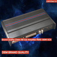 SQ RMS 150W 4 canaux voiture Subwoofer haut-parleurs amplificateur Peak 5000W Fullrange voiture amplificateur classe AB