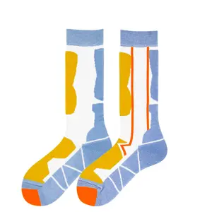 Chaussettes de randonnée en laine mérinos avec logo personnalisé Chaussettes de sport en laine pour cyclisme Chaussettes de sport professionnelles