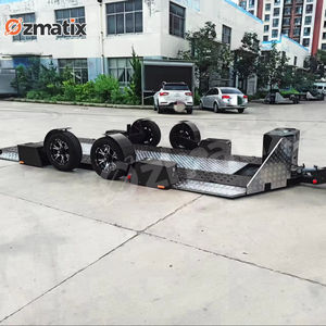 Voitures Hauler Petite Machine Livraison Ascenseur Hydraulique Porte-Voiture de Course Pliable Arrière Voiture Transport <span class=keywords><strong>Remorque</strong></span> - Product Image 4