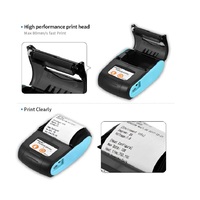 Impresora Térmica de Recibos Portátil Bluetooth GOOJPRT PT-210 de 58 mm con Funda de Cuero Gratis