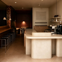 Meubles de café sur mesure, comptoirs, vitrines et design d'intérieur pour les fabricants.