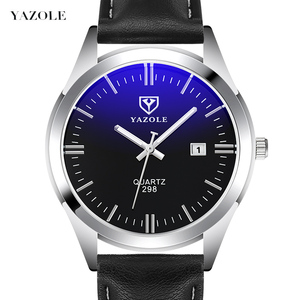 YAZOLE D <span class=keywords><strong>298</strong></span> Nuovo Arrivo Orologio al Quarzo da Uomo 2020, Orologi da Uomo di Marca di Qualità, Orologio da Polso Maschile con Calendario, Impermeabile, Reloj - Product Image 1