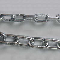 Cadena de Metal para Herrajes de Amarre, Estándar Australiano, Cadena de Eslabones Cortos/Medios/Largos, Cadena de Eslabones Soldados Galvanizados en Venta