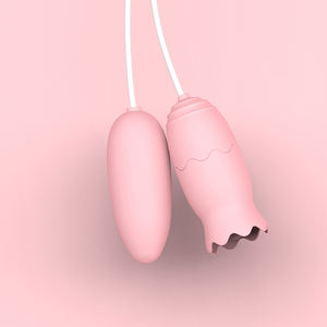 Dual-Head Mini Jumping Masturbator Voor Eitepel Sucker Met Clitoris Likken Met Vrouwelijke Seksspeeltjes Voor Twee Doeleinden - Product Image 6
