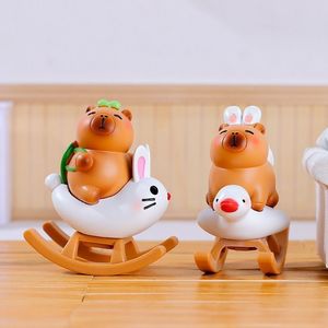 <span class=keywords><strong>Série</strong></span> de chevaux à bascule Capibala, boîte mystère, poupée Capybara, <span class=keywords><strong>série</strong></span> de dessins animés, <span class=keywords><strong>série</strong></span> de guérison, ornements de bureau en PVC, cadeau d'anniversaire - Product Image 3