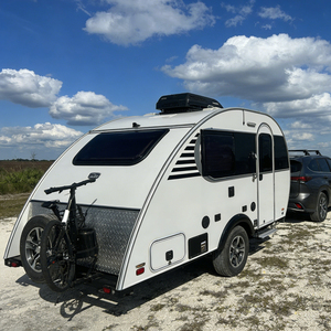 Caravane à vendre, caravane de voyage légère remorquable avec rangement pour lit, petite caravane de <span class=keywords><strong>camping</strong></span> pour les escapades en plein air - Product Image 3