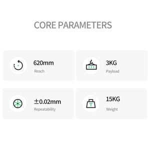 Bras robotisé d'automatisation chinois pour machines CNC, capacité de manutention 20kg 30kg, soudage, palettisation, peinture par pulvérisation, 6 axes, autres bras robotisés industriels - Product Image 6