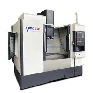 ความเร็วสูงต่ําราคา 3 แกน 4 แกน 5 แกน CNC ศูนย์เครื่องจักรกลแนวตั้ง VMC850/855 อัตโนมัติเครื่องกัด CNC center