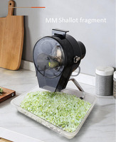 Catering Desktop Chaotian Peper Snijmachine, 4mm Uniforme Ringjes, Kleine Elektrische Snijmachine voor Verse Rode Chaotian Chili's